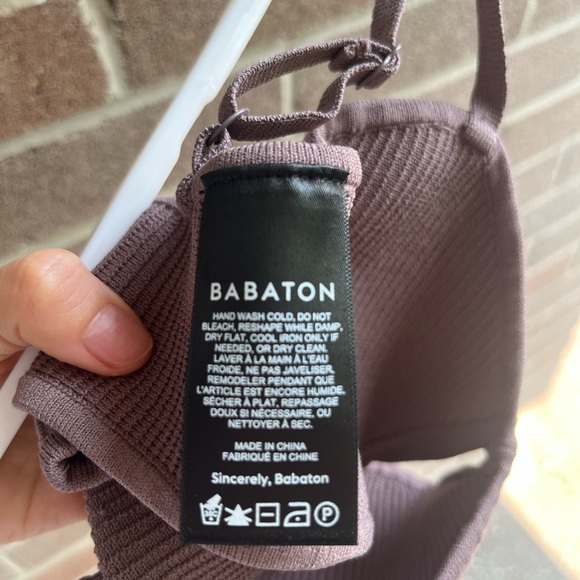 Babaton Chocolate Ribbed Bra - Picture 4 of 7